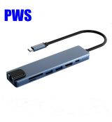 NTL PWS7IN1-12 7 Port USB-C Hub 3.0 Dock Adapter