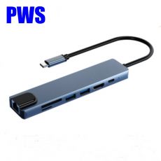 NTL PWS7IN1-12 7 Port USB-C Hub 3.0 Dock Adapter