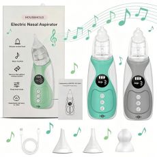 NTL HY123  Elektrická Nosní Odsávačka, 3 rychlostí, melodie, barva zelená